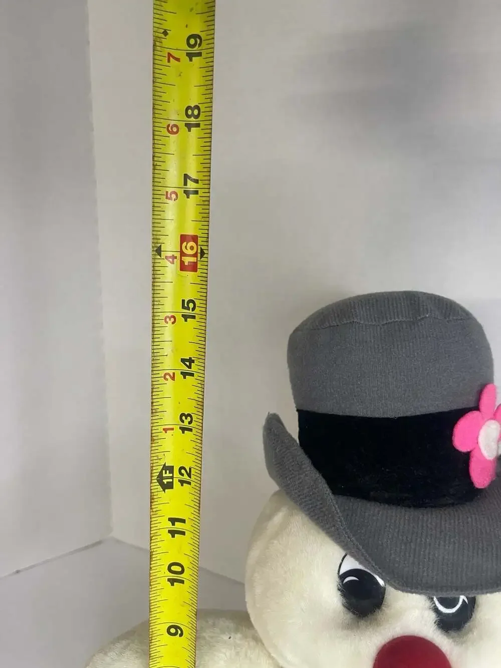 Gemmy Vintage 15” Frosty The Snowman Plush Musical Toy 1990s Works